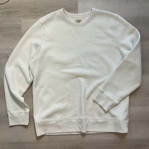Goodthreads Unisex Adult Crew newck Fleece Lined Pullover Sweatshirt White XL